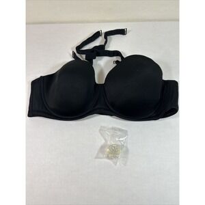 Comfort Choice 42C‎ Black Underwire Padded Bra Convert Strapless